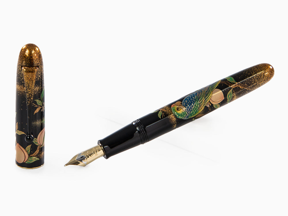 Namiki Yukari Royale Parrot with Peach Fountain Pen, Gold, FNK-45M-MMO