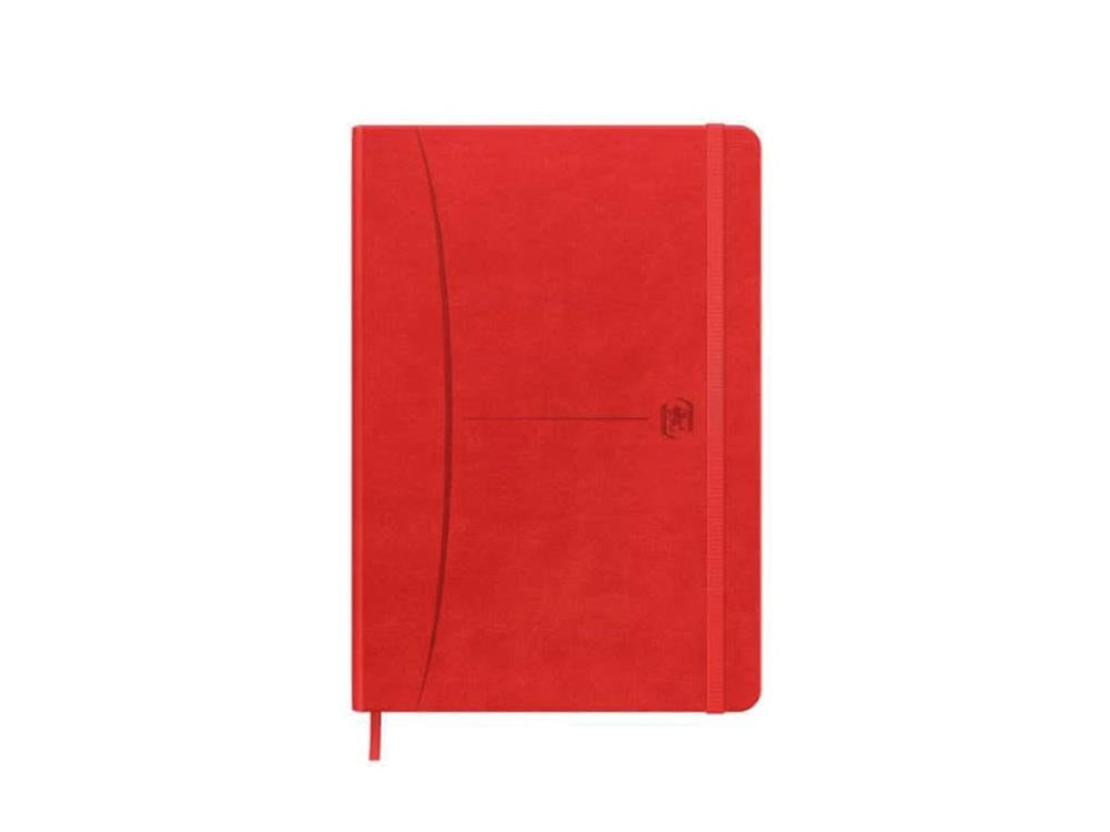Oxford Signature Ruled Notebook, A5, Red, 400163613-ROJO
