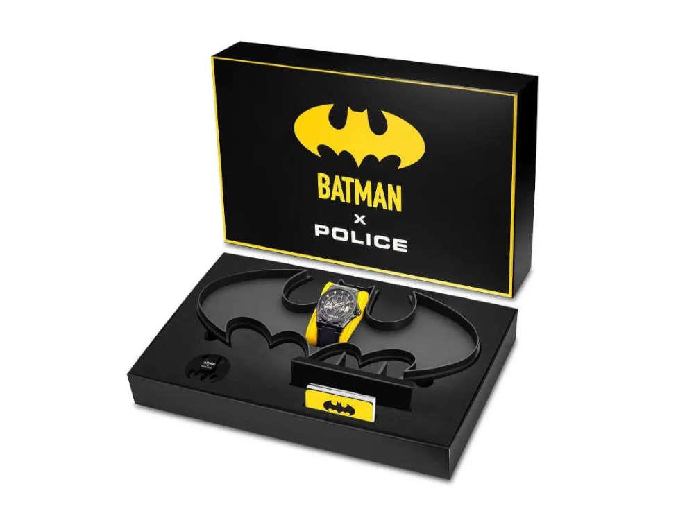 Police BatwingQuartz Watch, 45 mm, Black, Special edition, PEWGA0090005-SET