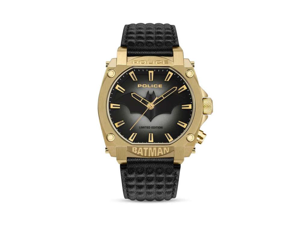 Police Forever Batman Quartz Watch, PVD Gold, Limited Edition, PEWGD0022602