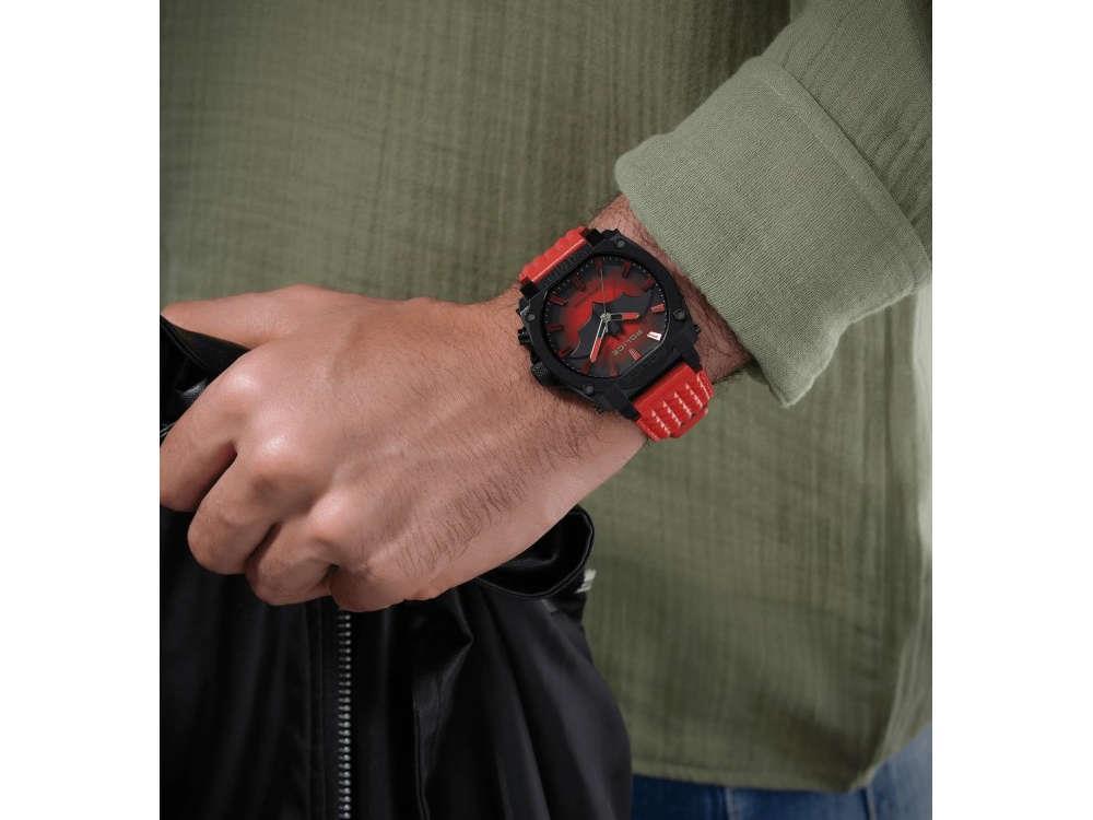 Police Forever Batman Quartz Watch, Red, Limited Edition, PEWGD0022604