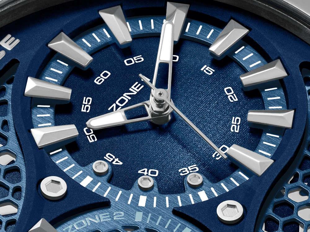 Police Boa Quartz Watch, PVD, 48 mm, Blue, PEWGM0071803