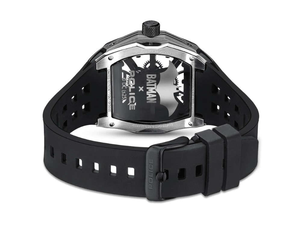 Police Batman Gotham Quartz Watch, 44.5 mm, Black, Limited Edition, PEWGM0075301