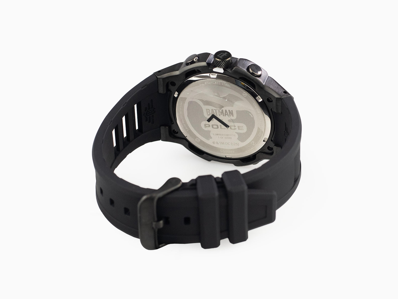 Police Crusader Quartz Watch & Batarang Bracelet Set Limited Ed. PEWGQ0089901