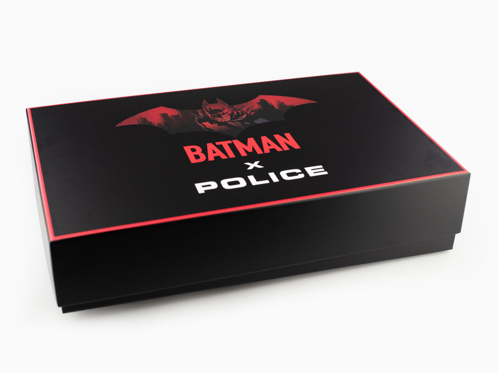 Police Crusader Quartz Watch & Batarang Bracelet Set Limited Ed. PEWGQ0089901