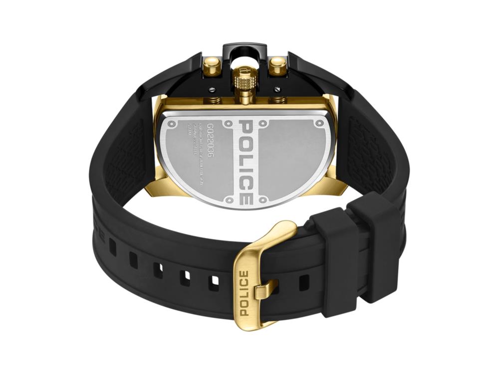 Police Daintree Quartz Watch, 48 mm, golden, PEWGQ2203606