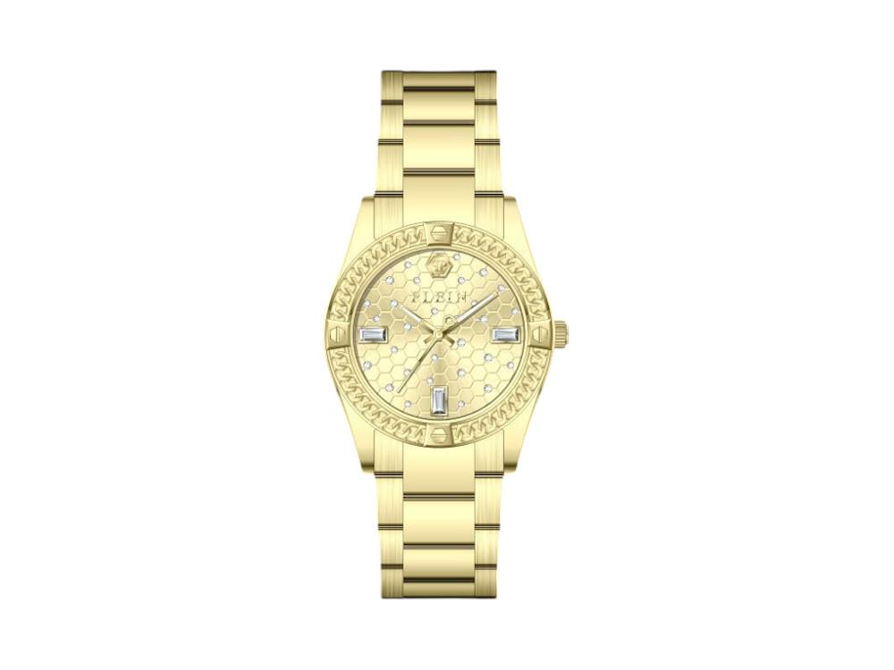 Philipp Plein Icon Chain Lady Quartz Watch, Golden, 36 mm, PW1FA0425