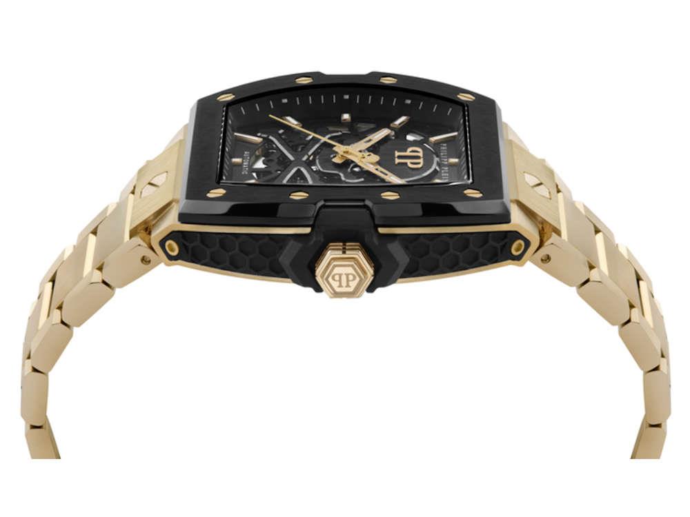 Philipp Plein The Skeleton 2.0 Automatic Watch, Gold, 44mm, PWJFA0625
