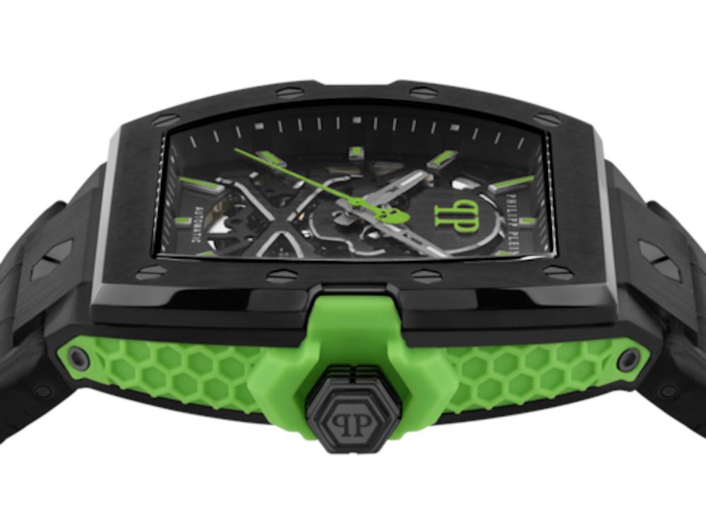 Philipp Plein The Skeleton 2.0 Automatic Watch, Black, 44 mm, PWJFA1426