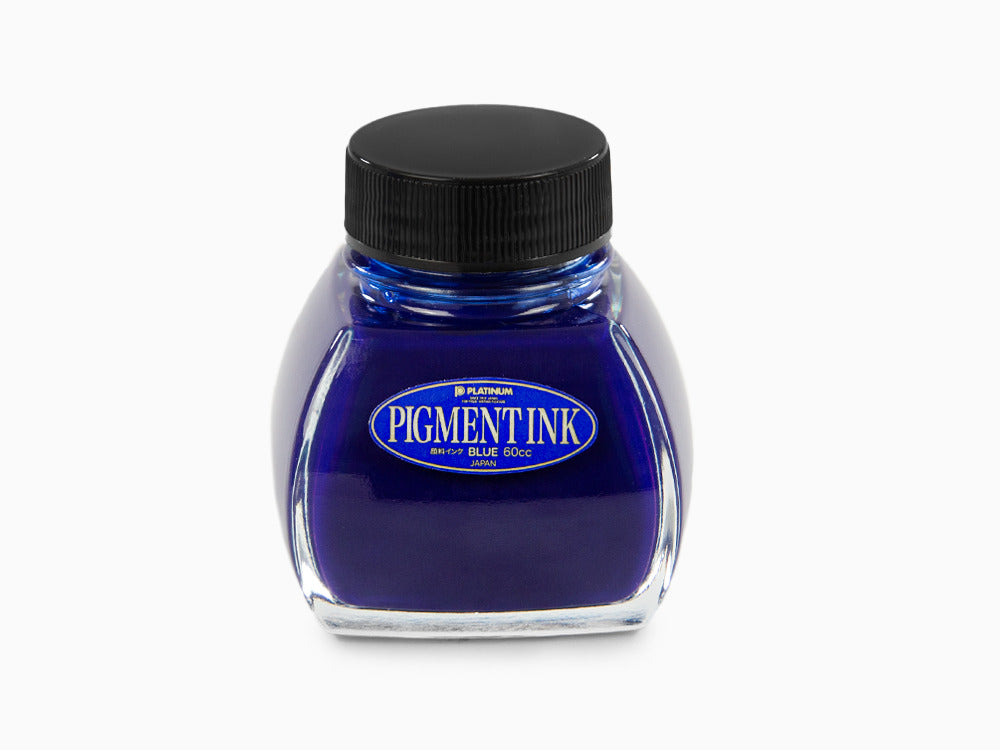 Platinum Ink Bottle, 60ml. Blue, Pigment ink
