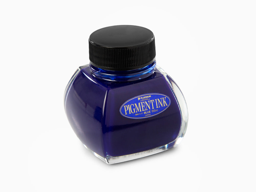 Platinum Ink Bottle, 60ml. Blue, Pigment ink