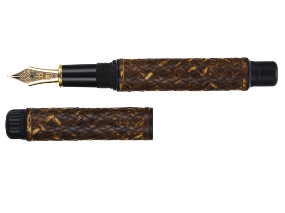 Platinum Izumo Bamboo Torafu Fountain Pen, Brown, PBA-120000Y-10