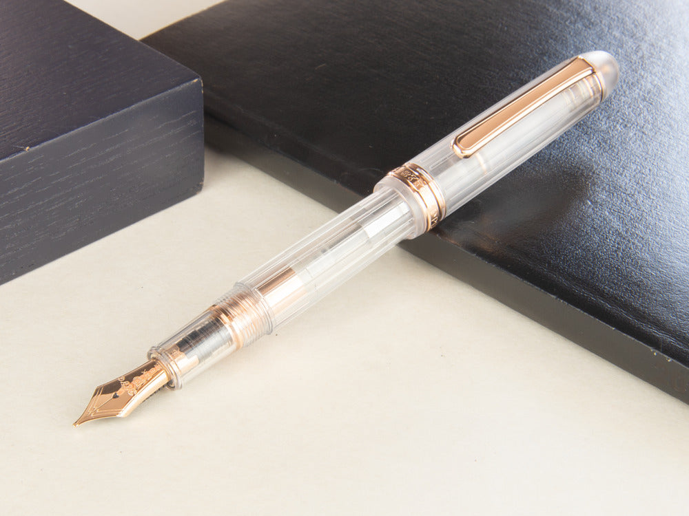 Platinum Century Fountain Pen, Resin, Rose gold trim, PNB-20000R-5