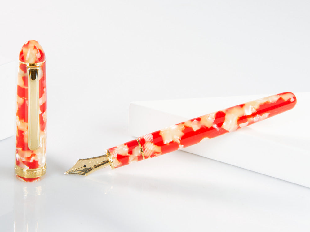 Platinum Celluloid Fountain Pen #24 Koi Gold Trims - PTB-30000S-24