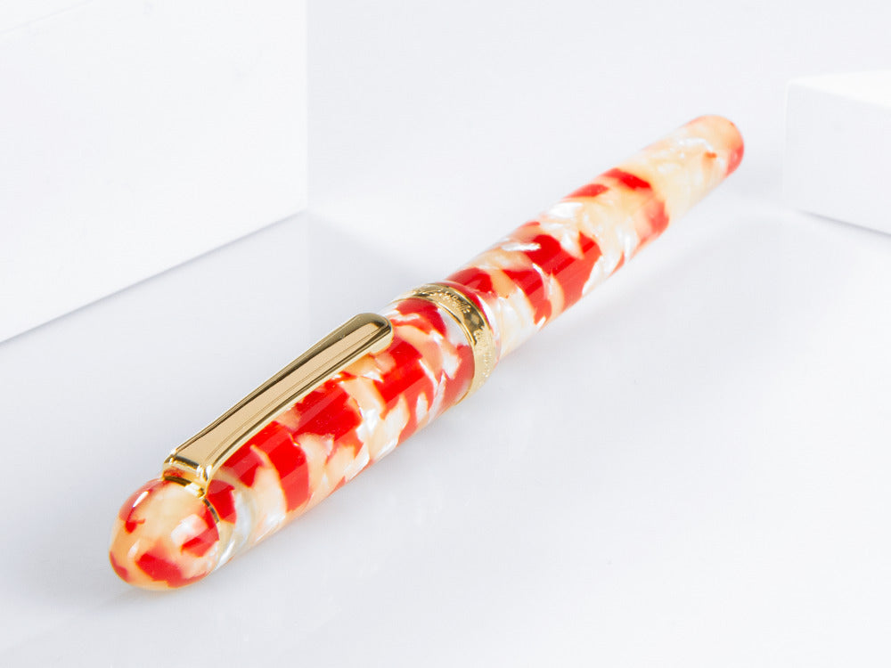 Platinum Celluloid Fountain Pen #24 Koi Gold Trims - PTB-30000S-24