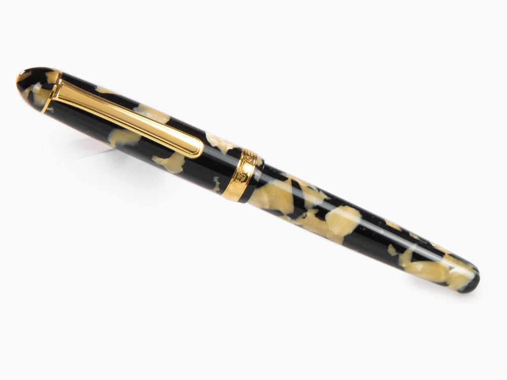 Platinum Celluloid Fountain Pen Calicó Gold Trims - PTB-30000S-67