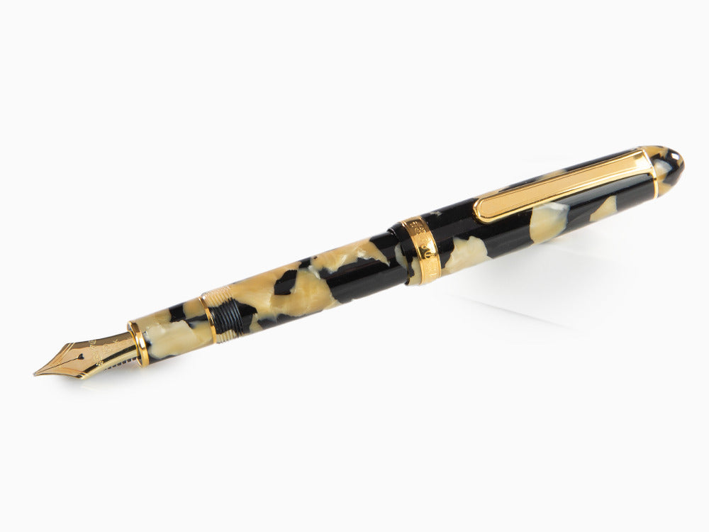 Platinum Celluloid Fountain Pen Calicó Gold Trims - PTB-30000S-67