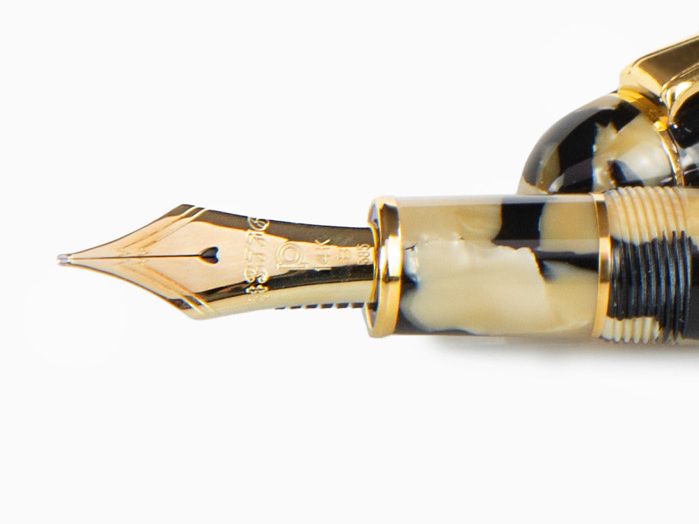 Platinum Celluloid Fountain Pen Calicó Gold Trims - PTB-30000S-67