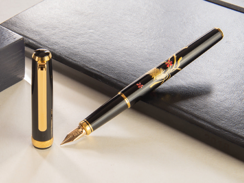Platinum Modern Maki-e Phoenix Fountain Pen, Resin