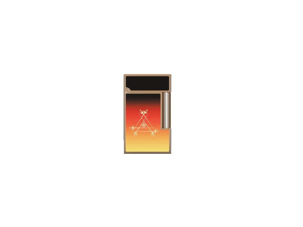 S.T. Dupont Ligne 2 Cling Montecristo, Le Crépuscule Lighter, Orange, C16036
