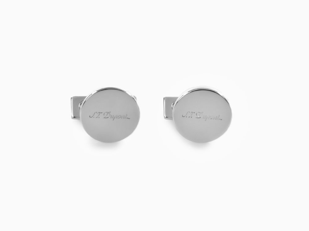 S.T. Dupont D Cufflinks, Silver, 005834