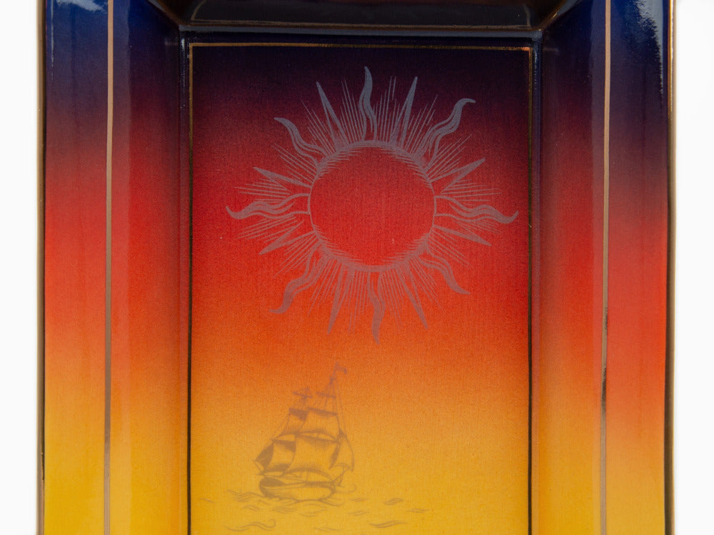 S.T. Dupont Montecristo L'Aurore Ashtrays, Porcelain, Purple, 006434