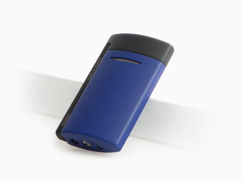 S.T. Dupont Velvet Animation Minijet Matte Ocean Blue Lighter, Lacquer, 010860