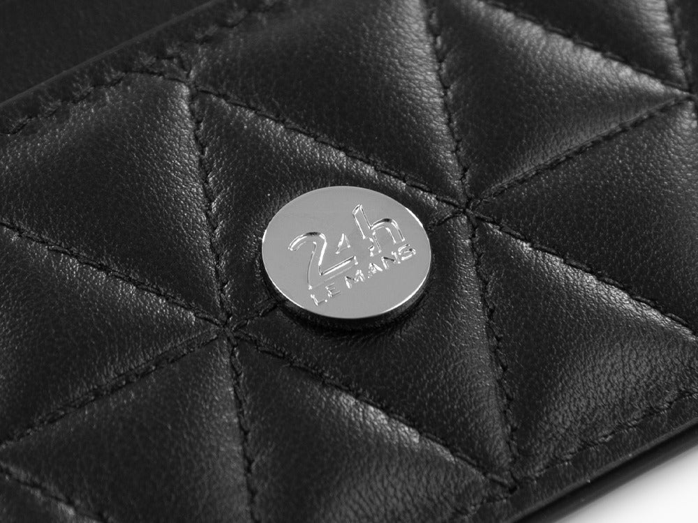 S.T. Dupont 24H Du Mans Credit card holder, Leather, Blue, 6 Cards, 161411