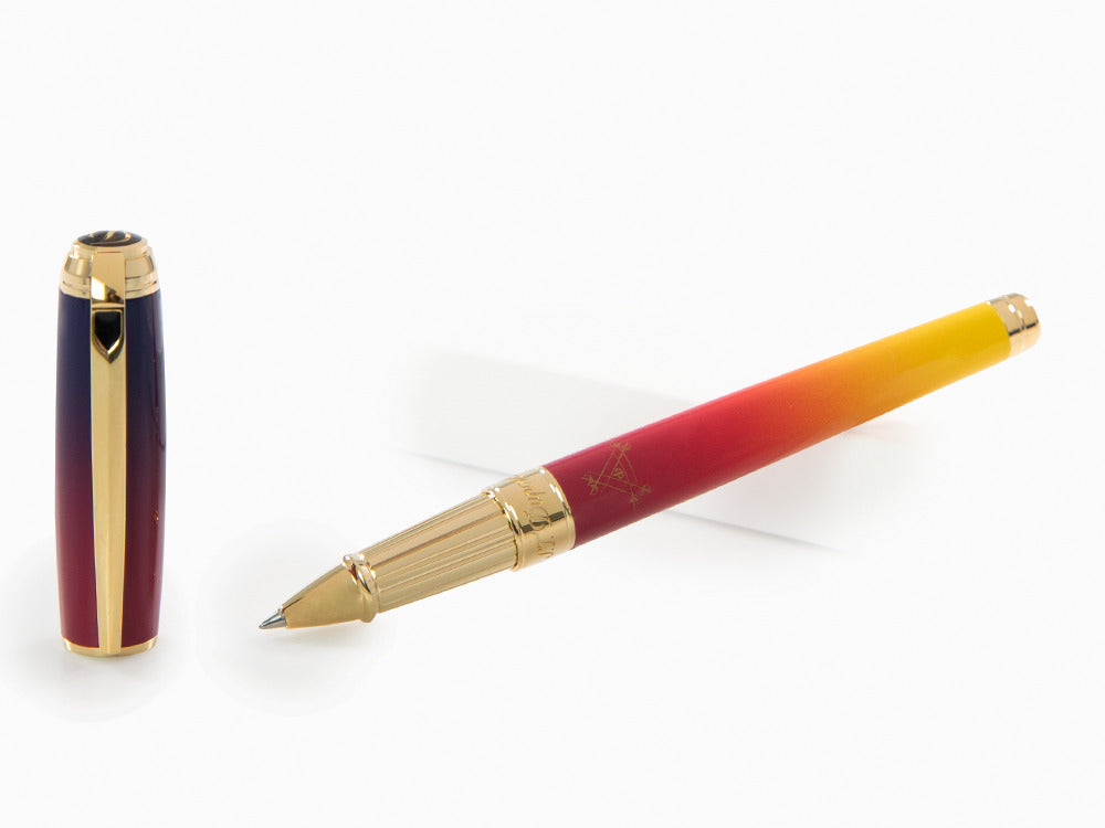 S.T. Dupont Montecristo L'Aurore Line D Rollerball pen, Gold plated, 412134L