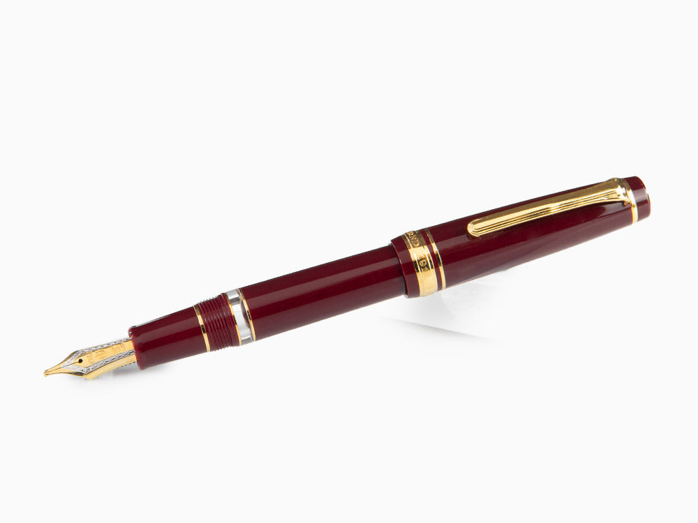 Sailor Professional Gear Realo Fountain Pen, Maroon, Gold, 11-3926-432