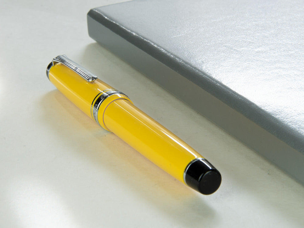 Sailor ProfessionalGear Color Fountain Pen, Yellow, Chrome, 11-9280-470
