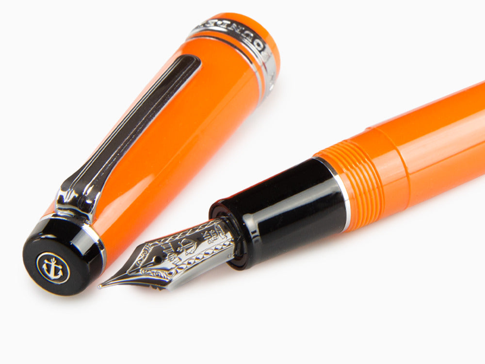 Sailor Professional Gear Color Fountain Pen, Orange, Chrome trim