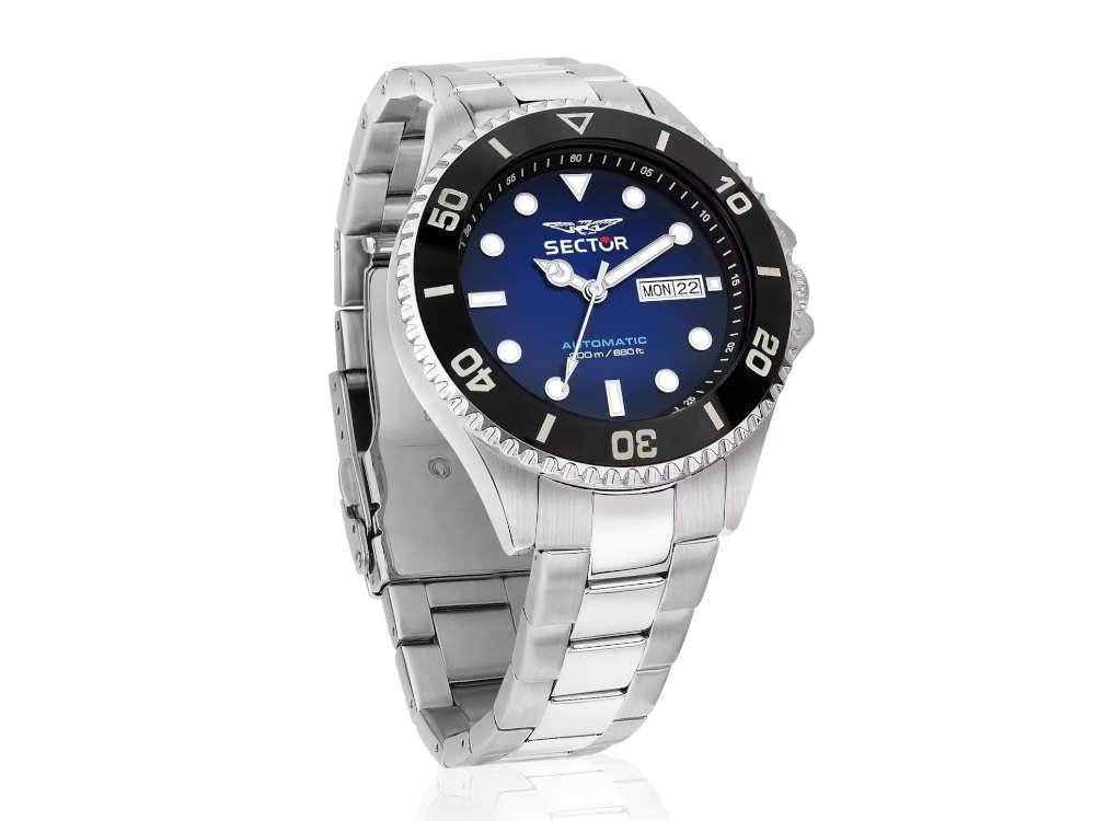 Sector No Limits 230 Automatic Watch, Blue, 43 mm, R322116003