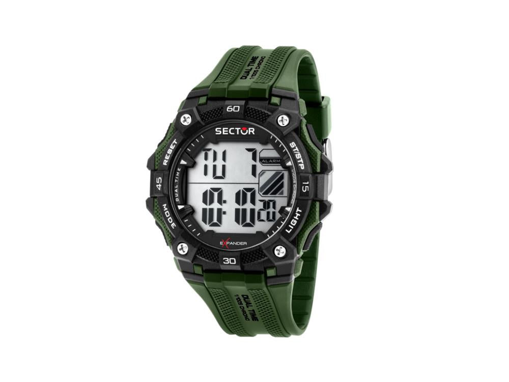 Sector No Limits EX-51 Digital Watch, plastic, Black, 49 mm, R3251317002