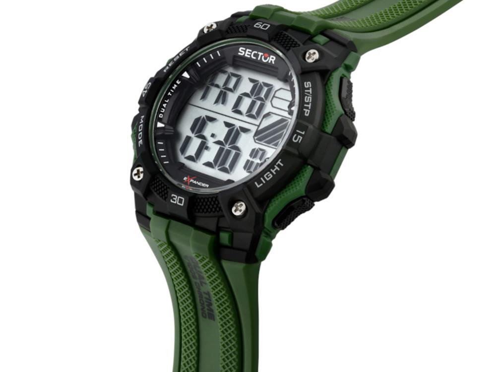 Sector No Limits EX-51 Digital Watch, plastic, Black, 49 mm, R3251317002