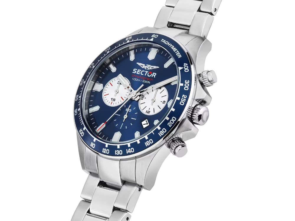 Sector No Limits 230 Quartz Watch, Blue, 43 mm, R3273661051