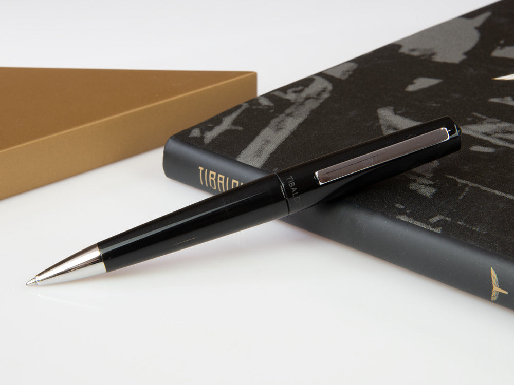 Tibaldi Infrangibile Rich Black Ballpoint pen, Resin, Black, INFR-237-BP