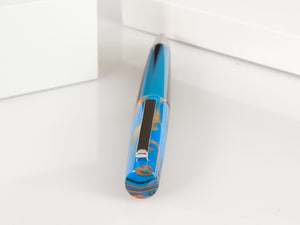 Tibaldi Infrangibile Peacock Blue Ballpoint pen, Resin, Blue, INFR-358-BP