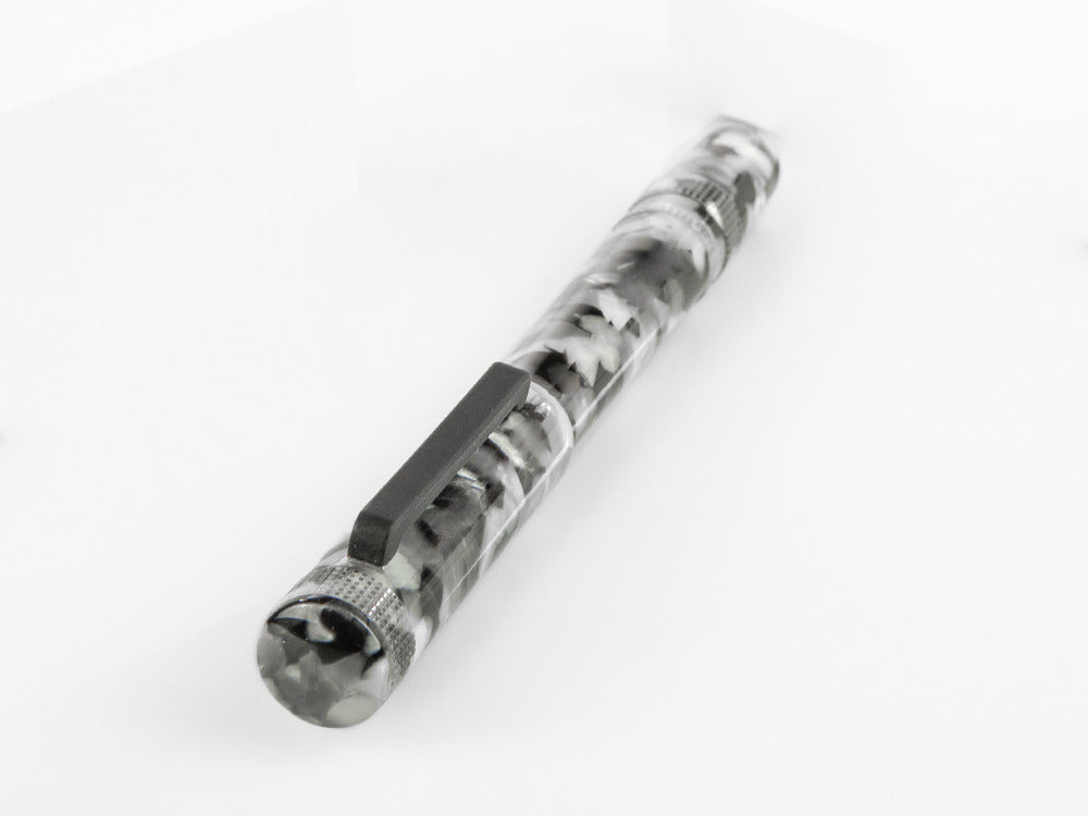 Tibaldi Perfecta Vinyl Stonewash Full Grey Fountain Pen, PFC-R780-FP