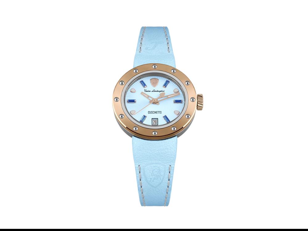 Tonino Lamborghini Cuscinetto Quartz Watch, Turquoise, 38 mm, TLF-A05-3