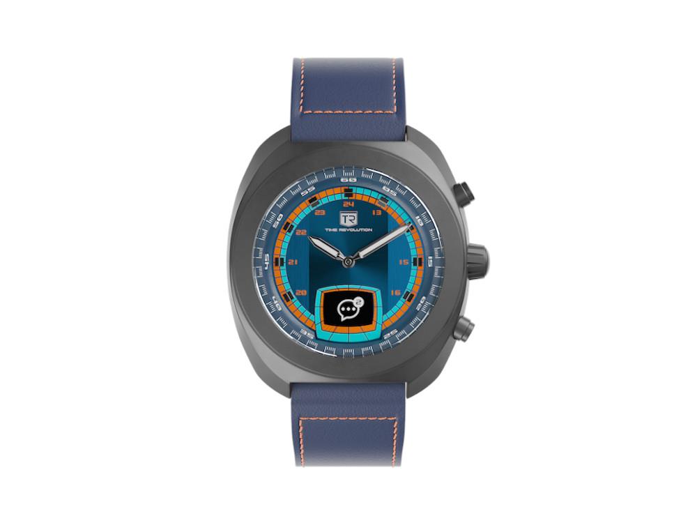 Time Revolution Hybrid 01 Aurora PVDHybrid Watch, Blue, 42 mm, TR01.4B-1