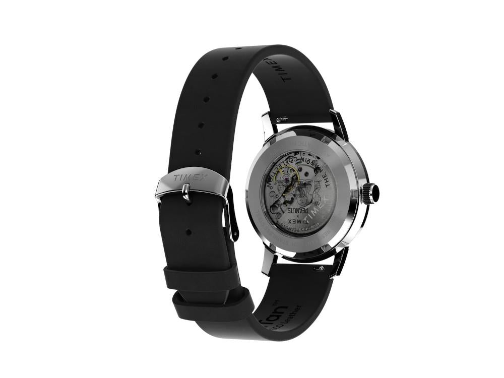 Timex Marlin Peanuts Snoopy Flying Ace Automatic Watch, Silver, 40 mm, TW2W49600