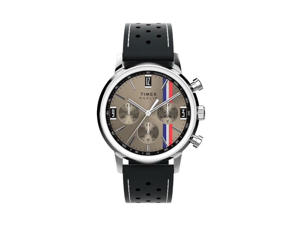 Timex Marlin Chronograph Tachymeter Quartz Watch, Bronze, 40 mm, TW2W98900
