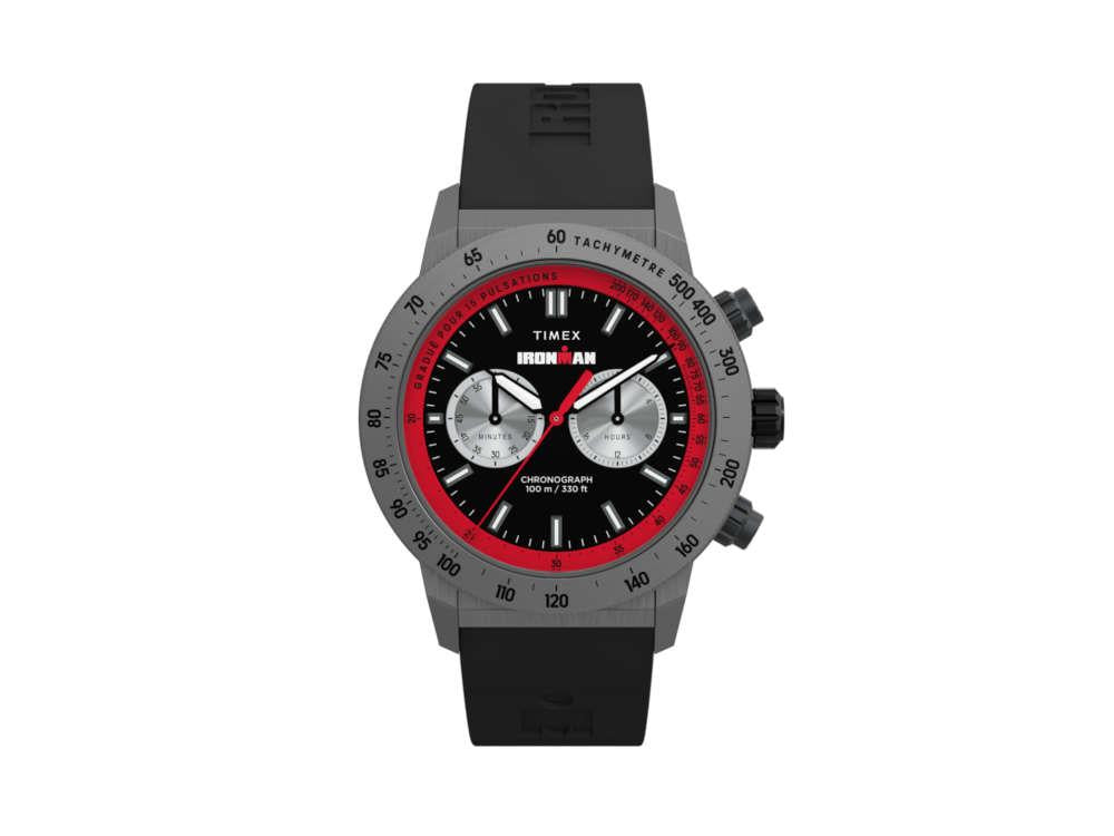 Timex Ironman Premium Quartz Watch, Black, 44 mm, Chronograph, TW2Y01900