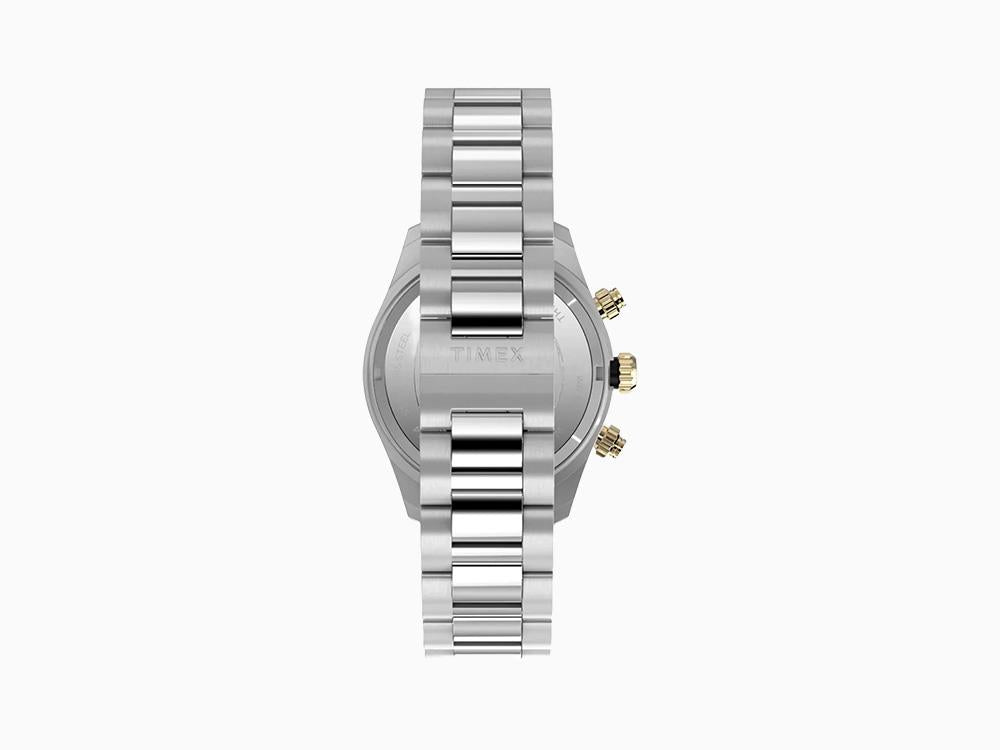 Timex Waterbury Heritage Quartz Watch, Black, 39 mm, Chronograph, TW2Y24000