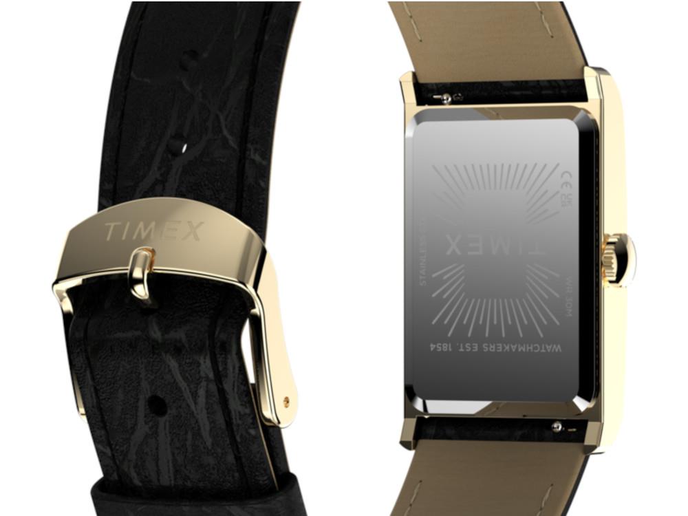 Timex 1976 Dress Rectangle Reissue Quartz Watch, White, TW2Y56200