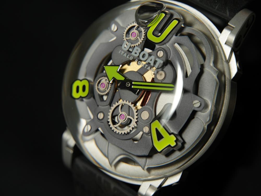 U-Boat U-65 PVD Green Quartz Watch, 44 mm, 3351