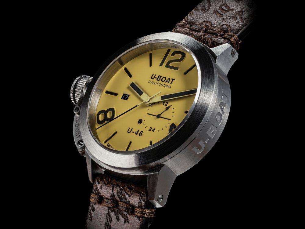 U-Boat Classico U-46 AS2 Automatic Watch, Beige, 46 mm, 4647