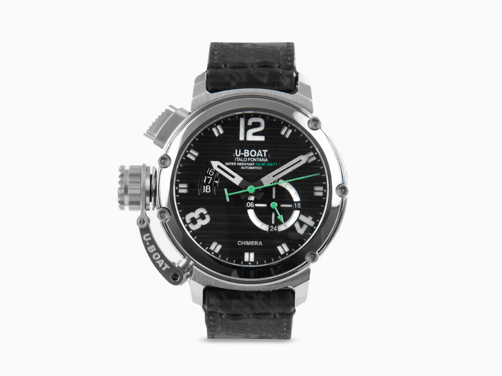 U-Boat Chimera SS Nero Automatic Watch, Black, 46 mm, Limited Edition, 9605