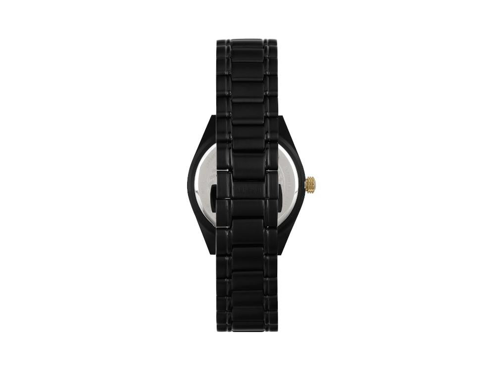 Versace V-Code Quartz Watch, Black, 42 mm, VE6A00925